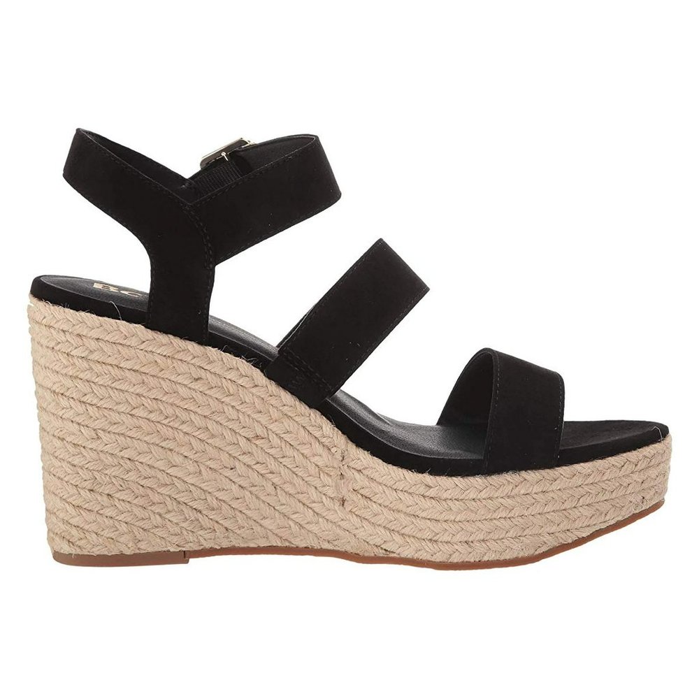 BC Footwear Snack Bar Espadrille Tall Wedge Sandal Size 7